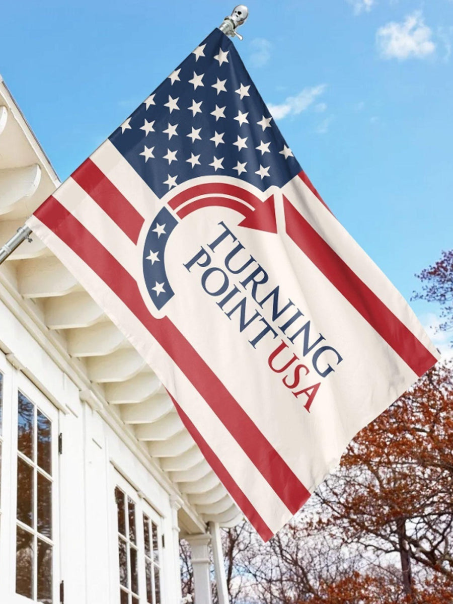 Charlie Kirk Flag 3x5 Ft - Turning Point USA, RIP Charlie Kirk, Pray for Charlie