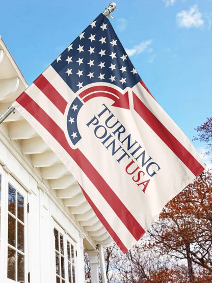 Charlie Kirk Flag 3x5 Ft - Turning Point USA, RIP Charlie Kirk, Pray for Charlie