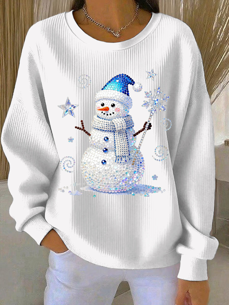 Women's Christmas Print Casual Sweatshirt