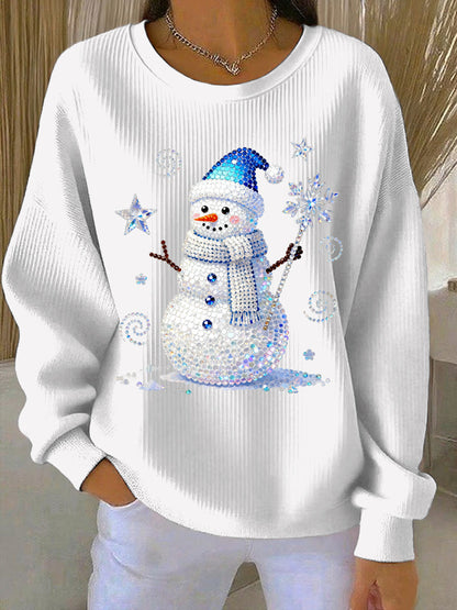 Women's Christmas Print Casual Sweatshirt