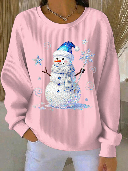 Women's Christmas Print Casual Sweatshirt