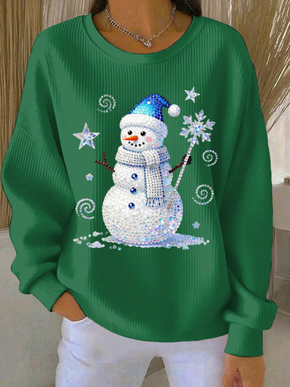 Women's Christmas Print Casual Sweatshirt