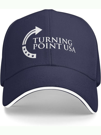 Unisex Charlie Kirk Turning Point USA Trump Commemorative Print Hat