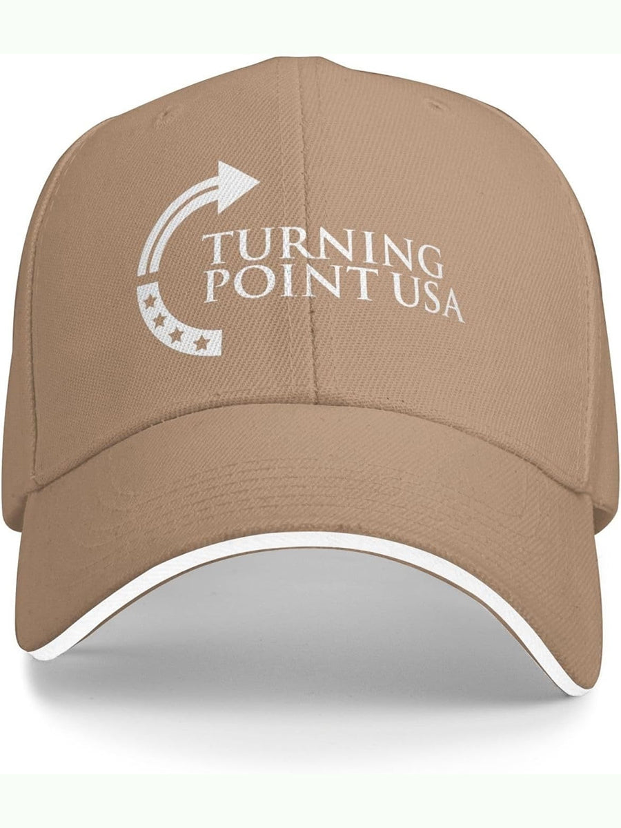 Unisex Charlie Kirk Turning Point USA Trump Commemorative Print Hat