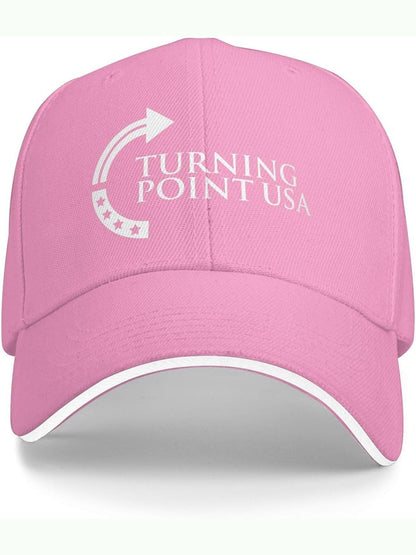 Unisex Charlie Kirk Turning Point USA Trump Commemorative Print Hat