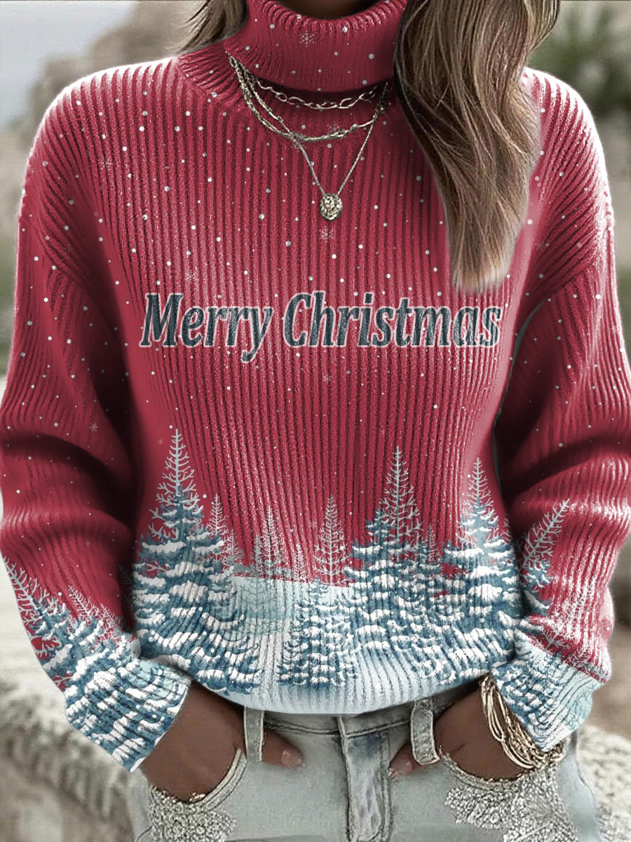 Women's Christmas Casual Turtleneck Sweater