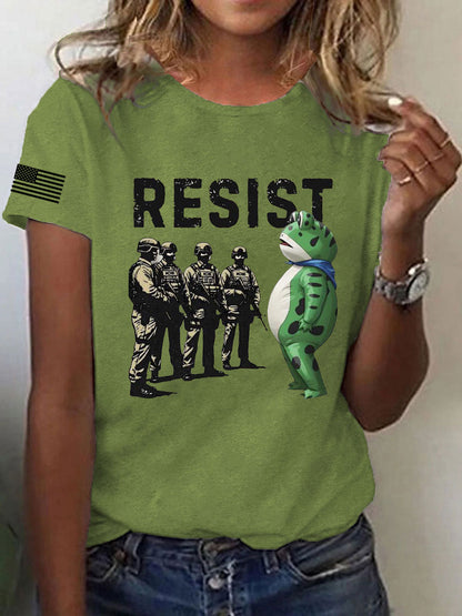 Women's Portland Frog Resist Short Sleeve T-Shirt