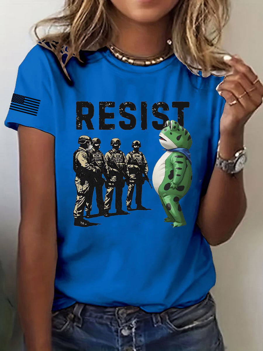 Women's Portland Frog Resist Short Sleeve T-Shirt