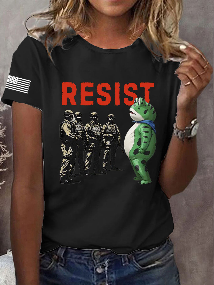 Women's Portland Frog Resist Short Sleeve T-Shirt