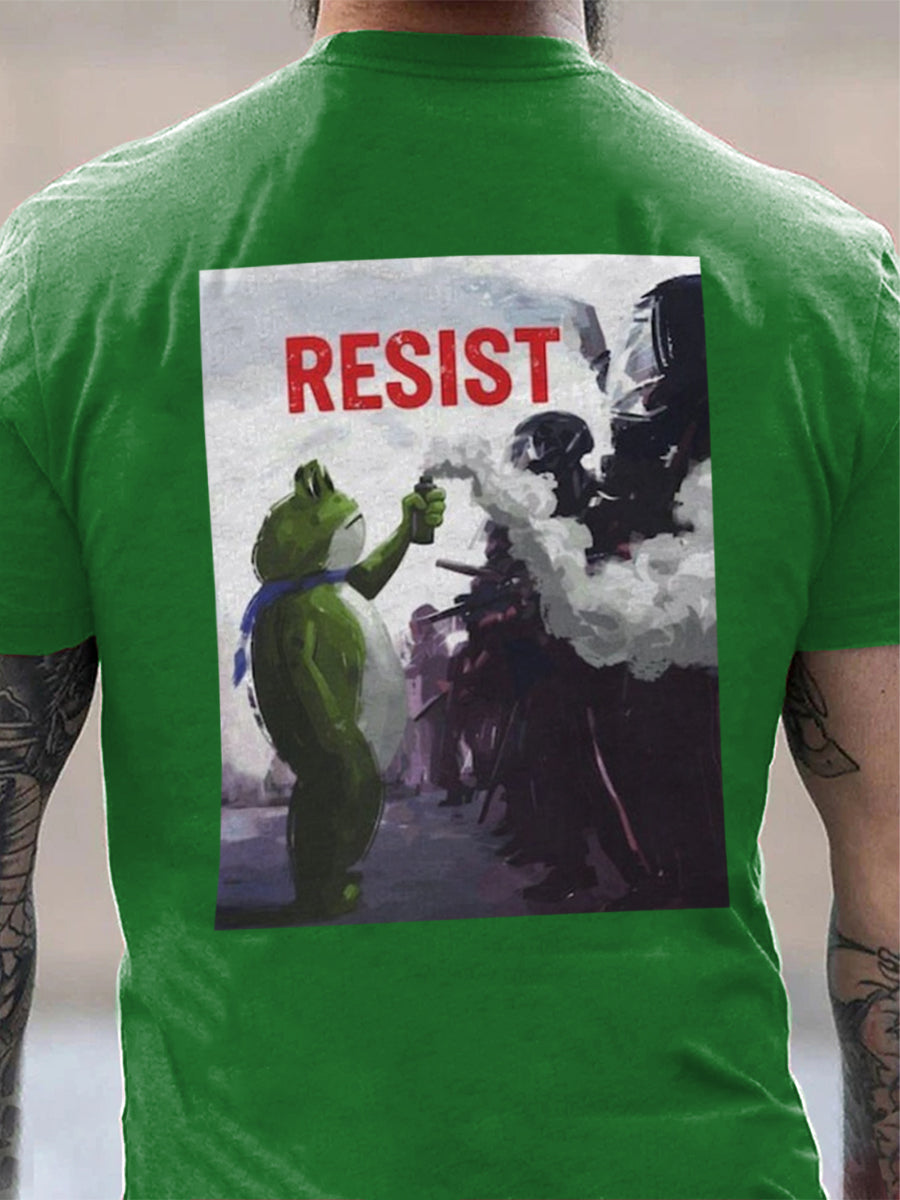 Men's FDT Polish Frog Print short sleeves t-shirt