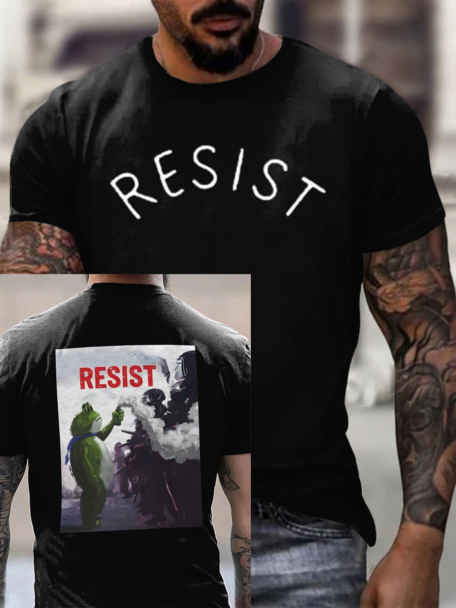 Men's FDT Polish Frog Print short sleeves t-shirt