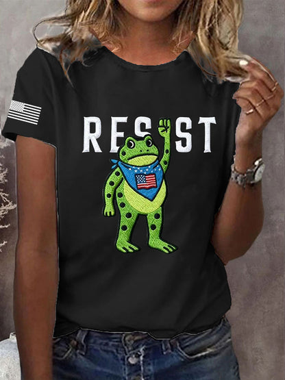 Women's Portland Frog Resist Short Sleeve T-Shirt