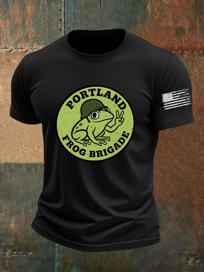 Men's Portland Frog Brigade Printed T-shirt