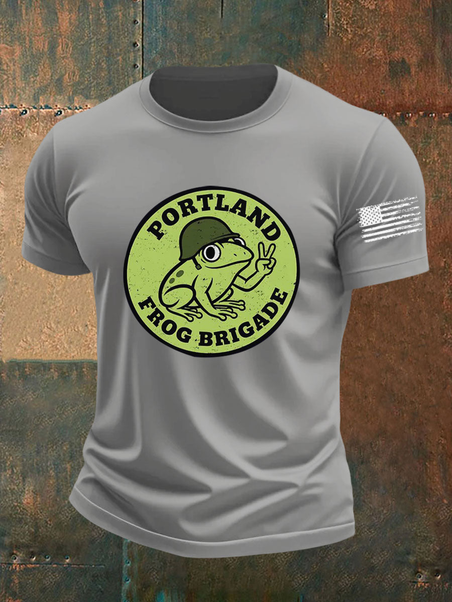 Men's Portland Frog Brigade Printed T-shirt
