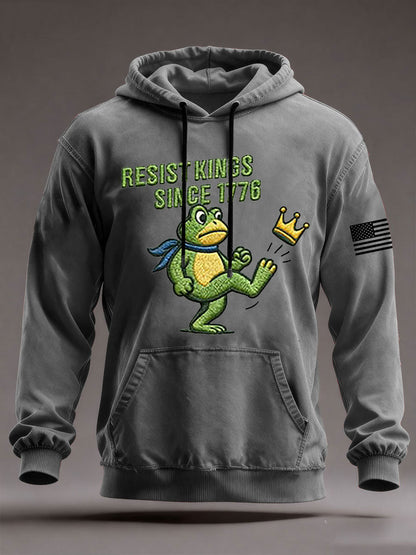 Men's Resist Kings Since 1776 Oversized Drop-Shoulder Hoodie With Pockets