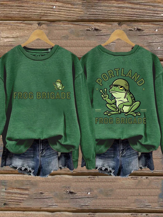 Women's Resist Portland Frog Sweatshirt