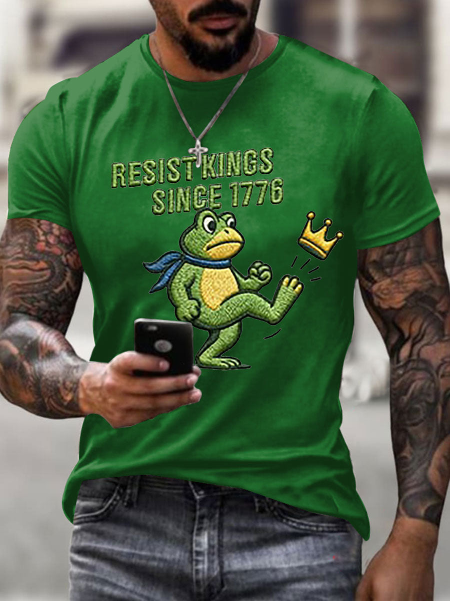 Men's Resist Kings Since 1776 Short-sleeved T-shirt