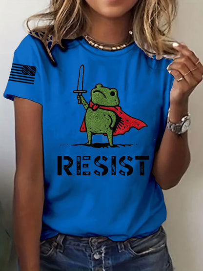 Women's Resist Frog Short-sleeved T-shirt