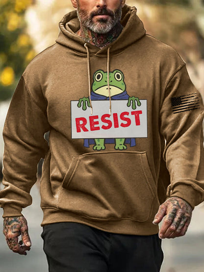 Men's Frog Resist Printed Hoodie