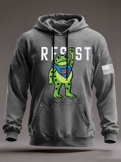 Men's Portland Frog Resist Oversized Drop-Shoulder Hoodie With Pockets