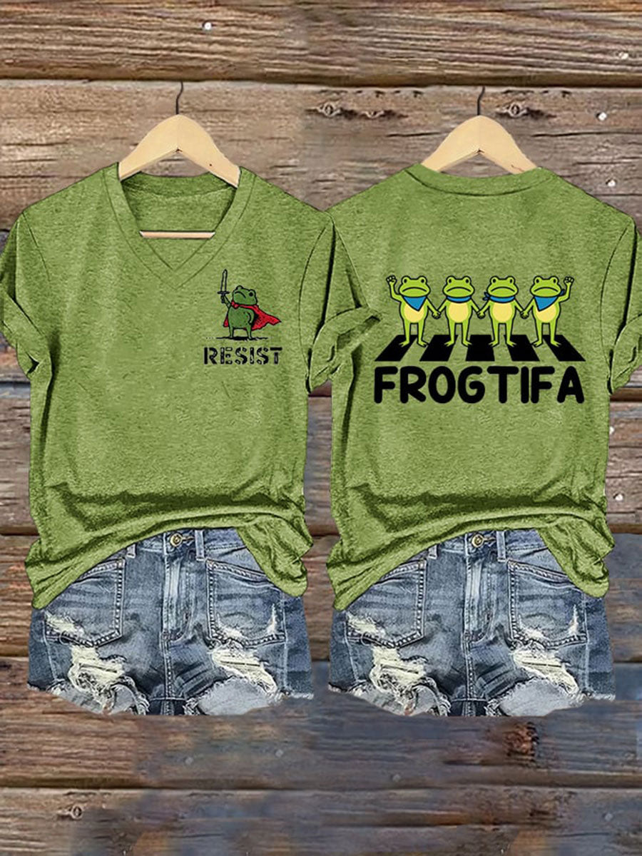 Women's Resist Frog Short Sleeve T-Shirt