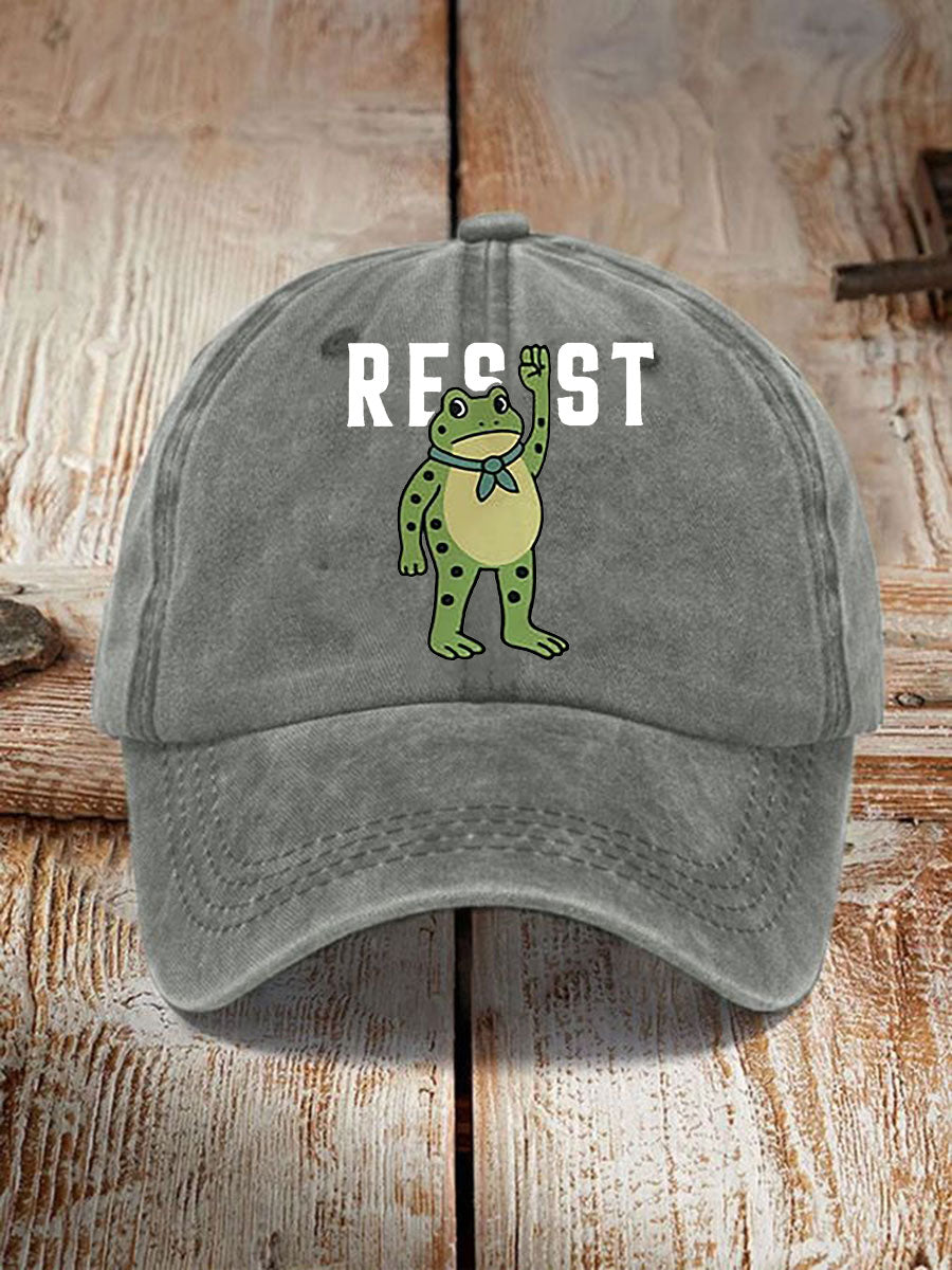 Unisex Portland Frog Print Hat