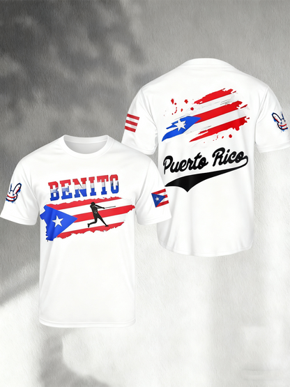 Men's Puerto Rico Benito Bad Bunny short sleeves t-shirt