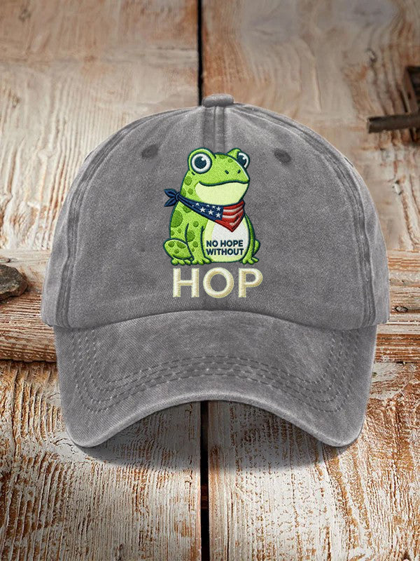 Frog Resist No Hope Without Hop Hat
