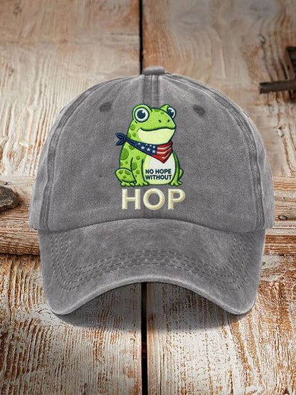 Frog Resist No Hope Without Hop Hat