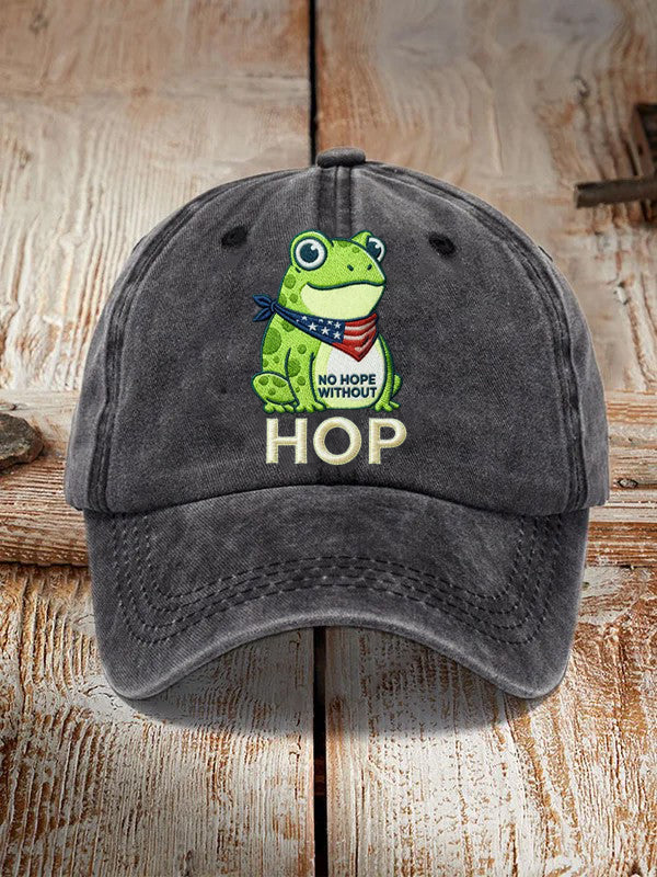Frog Resist No Hope Without Hop Hat