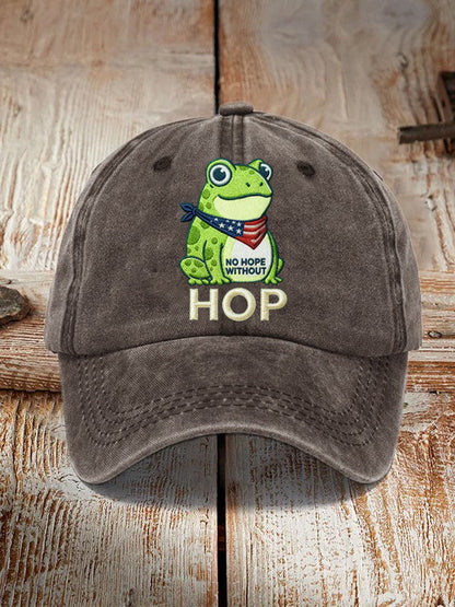 Frog Resist No Hope Without Hop Hat