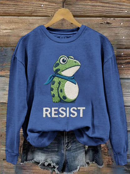 Women's Frog Resist Printed Sweatshirt
