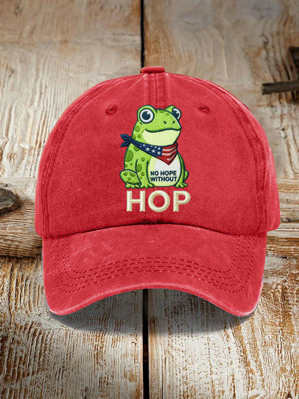 Frog Resist No Hope Without Hop Hat