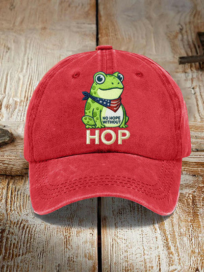 Frog Resist No Hope Without Hop Hat