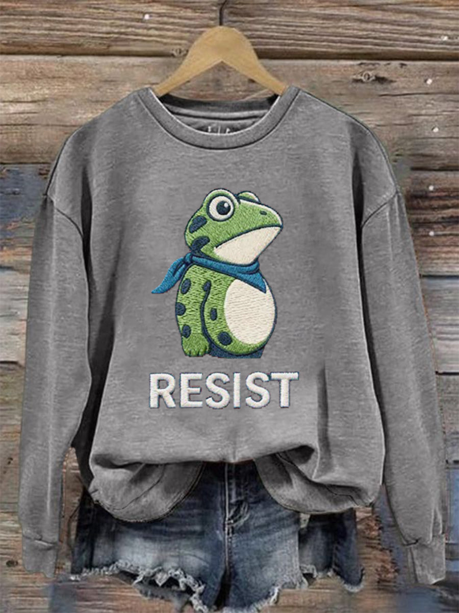 Women's Frog Resist Printed Sweatshirt