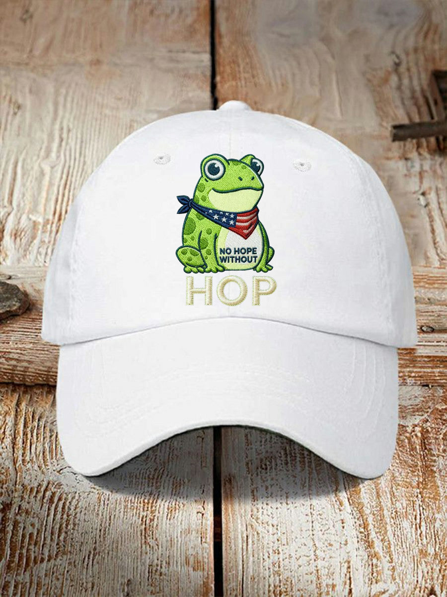 Frog Resist No Hope Without Hop Hat
