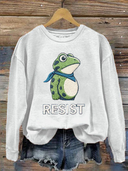 Women's Frog Resist Printed Sweatshirt