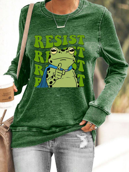 Women's Resist Portland Frog Sweatshirt