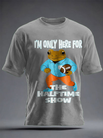 Unisex Bunny Football Music Lover Printed T-shirt