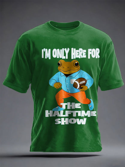 Unisex Bunny Football Music Lover Printed T-shirt