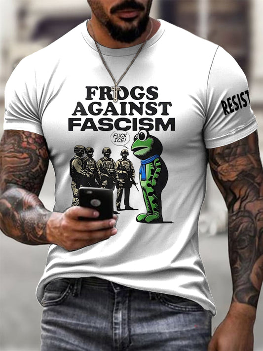 Printed Vintage Fashion Loose Short Sleeve T-Shirt