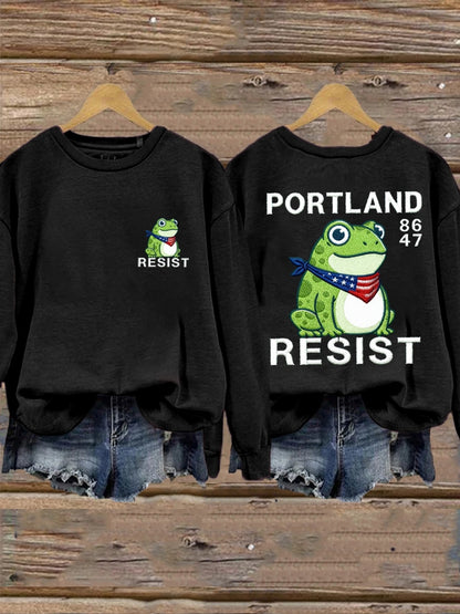 Women's Resist Portland Frog Sweatshirt