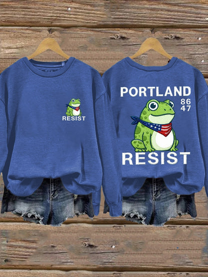 Women's Resist Portland Frog Sweatshirt