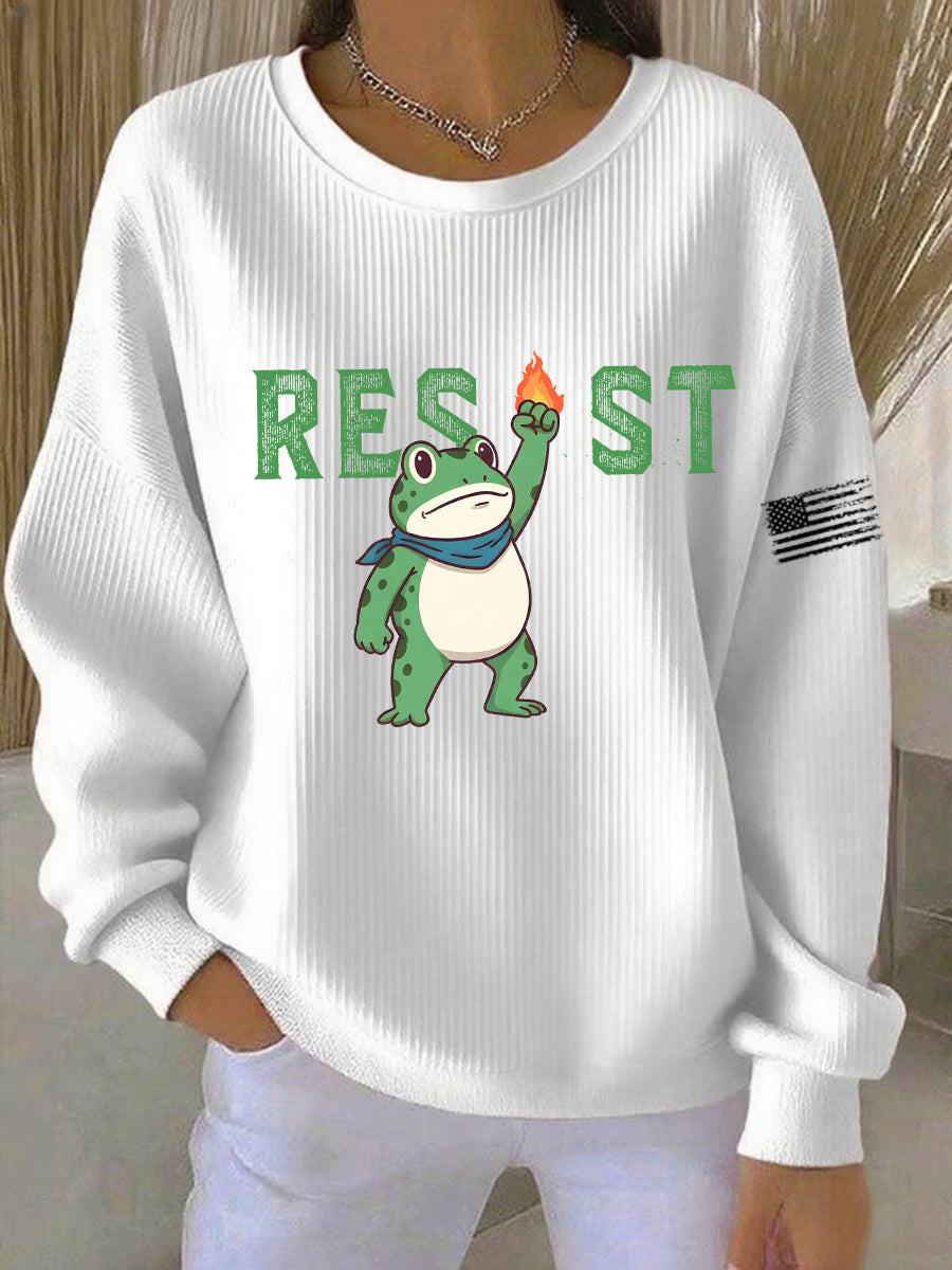 Women's Frog Resist Printed Sweatshirt