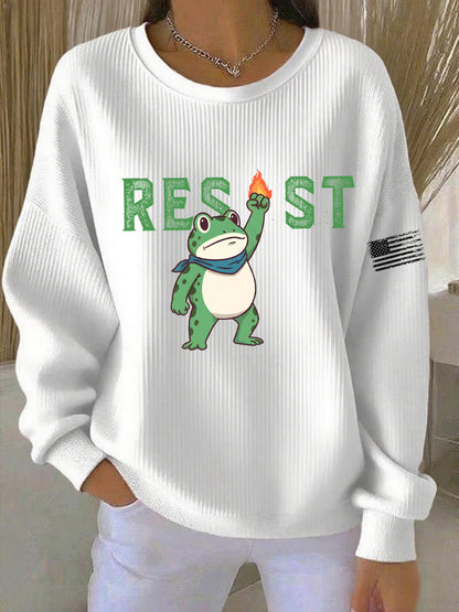 Women's Frog Resist Printed Sweatshirt