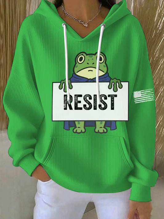 Women's Frog Resist Printed Hoodie