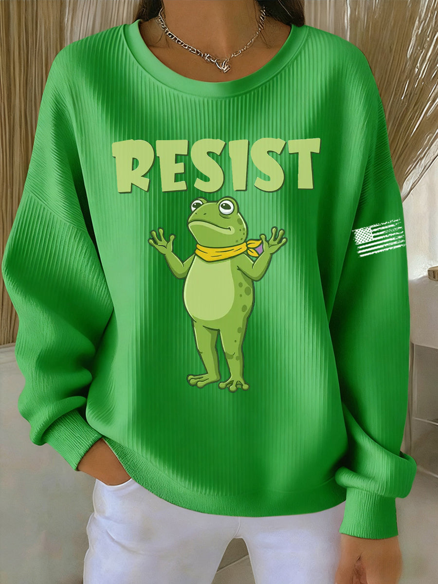 Women's Frog Resist Printed Sweatshirt
