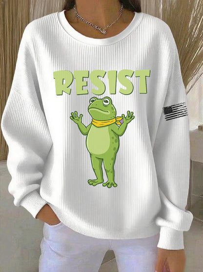 Women's Frog Resist Printed Sweatshirt