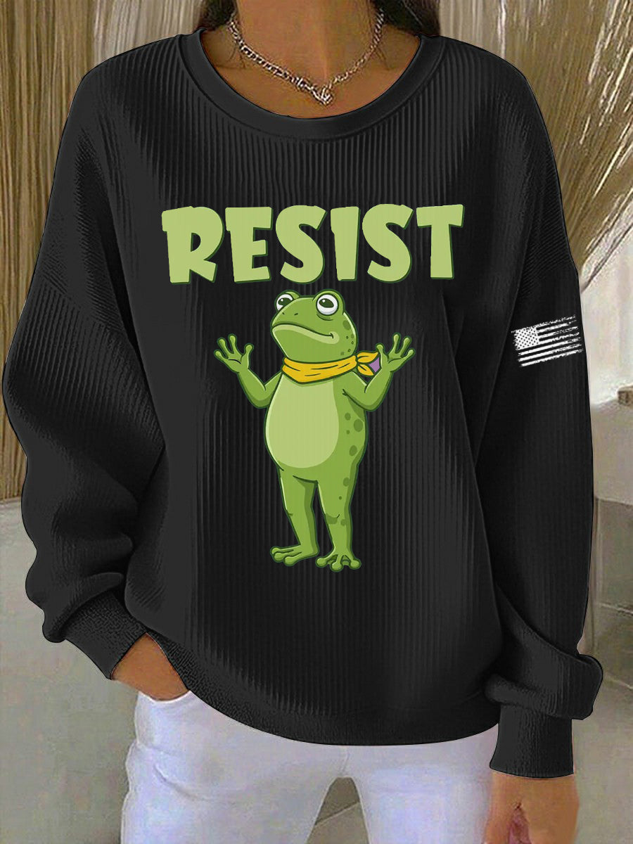 Women's Frog Resist Printed Sweatshirt
