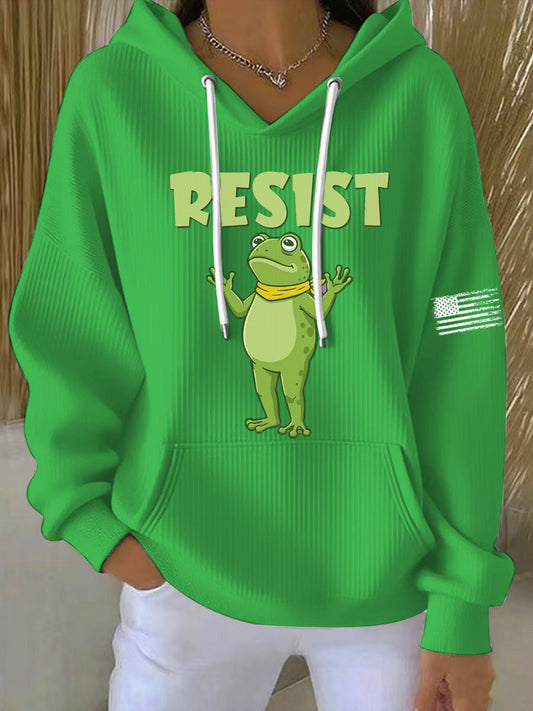 Women's Frog Resist Printed Hoodie